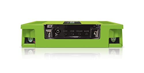 Electra 1-Ch. Vehicle Audio Bass Amp - 8800Wrms D Class High-Powered Mono Bass Amp W/Subsonic Filter & Low Pass Filter Stable @ 1Ohm, Led Indicators, Sound Specialization, Green - Banda 8K81Ohmgreen #TOP2