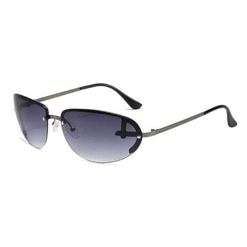 Lunettes de soleil ovales anti-UV400 pour une conduite sûre