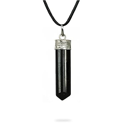 AYANA Black Tourmaline Necklace | Ethically Sourced, Handmade Black Tourmaline Jewelry - Protection Crystals | Healing Crystal Necklaces for Women and Men - Turmalina Negra Collares de Mujer Cover
