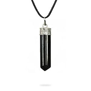 AYANA Black Tourmaline Necklace | Ethically Sourced, Handmade Black Tourmaline Jewelry – Protection Crystals | Healing Crystal Necklaces for Women and Men – Turmalina Negra Collares de Mujer