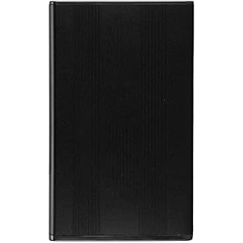 Naroote 2.5 5Gbps 2TB Capacity Anti-Static Hard Drive Enclosure with USB 3.0 Interface for OS X and Vista Hard Drive Not Included