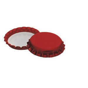 Virsus Tappi a Corona Non Perforati per Bottiglie di Birra, Vino e per la Chiusura di Qualsiasi Bottiglia Standard Diametro 26 mm varie quantità (500)