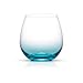 JoyJolt Hue Stemless Wine Glass Set, Large 15 oz Stemless Wine Glasses Set of 6 for White Red or Water, Short Glass Tumblers, No Stem Margarita Glasses, Colored Tumbler