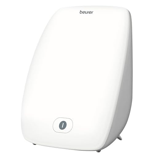 Beurer TL 41 Touch Tageslichtlampe mit Touch Button, gesteigertes Wohlbefinden durch Simulation von Tageslicht, ideal für den Schreibtisch, Weiß