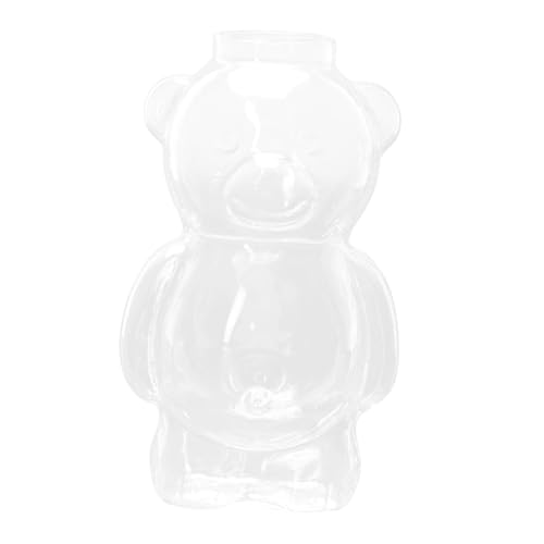 1Pc Creative Bear Shaped Cocktail Cup Lovely Drinking Glass for Juice Water Material for Home Bar Unique Idea