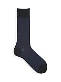 [タビオ] メンズ スーピマJQヘリンボーンレギュラーソックス 25.0～27.0cm 日本製 柄ビジネスソックス ダークネイビー