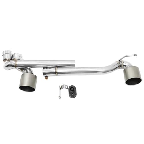 Embouts d'échappement double pour BMW E90 en acier inox 304 mat style 335i