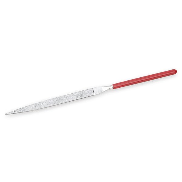 Lime plate pointue aiguille Dogher 140 mm pour finitions de moules métalliques