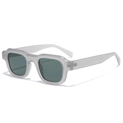 Lunettes de soleil tendance rétro transparentes UV400 homme femme