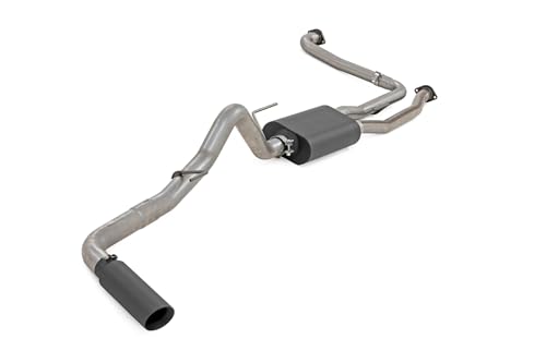 Rough Country Stainless Cat-Back Exhaust for Nissan Frontier (2022-2024) 3.8L Engine - Performance Tuned, Aggressive Growl