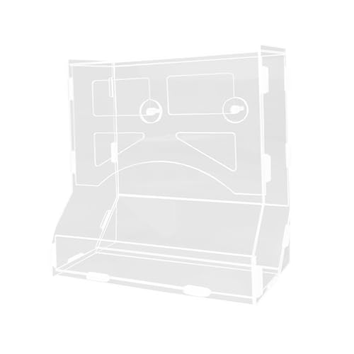 Bac à foin transparent vertical pour garder une cage propre et ordonnée