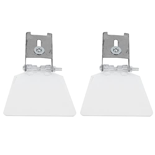 Longzhuo Eye Shields For Bench Grinder, 2Pcs Bench Grinder Guards, Bench Grinder Safety Shields, 304 Stainless Steel Case Tool, Shield Attachment Accessories #TOP7