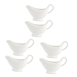 Yardwe 6 Pcs Sauce Boat Coffee Dispenser Coffee Container Water Bottle Set Mini Gravy Boat Containers with Lids Kitchen Sauce Boat Kitchen Accessories Seasoning Cups Food Sauce Bowls Food