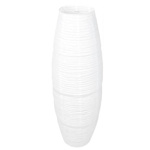 Bangminda Pantalla de Papel para Lámpara de Pie Cubierta Protectora Decorativa Blanca para de Suelo