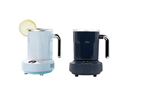 三方良し２カラー カップクーラー ドリンクホルダー ー3℃～60℃ 保冷 保温カップホルダー 家庭 オフィス 卓上用冷凍カップクーラー 保冷保温缶ホルダー 保温保冷 コップ コンパクトな卓上ドリンク缶クーラー 熱中症 冷たい ドリンククーラー クーラーカップ ミニ冷蔵庫 ポータブル冷蔵庫 (ホワイト)