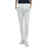 [ピン アパレル] テーパードパンツ (全方向ストレッチ・接触冷感) / レディース / 622-6131600 030_ホワイト