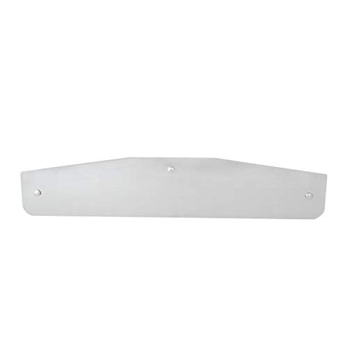 Image of GG Grand General 30330 12 X 3 Inches Chrome Plated Bottom Plate 3 Holes Without Backing Plate