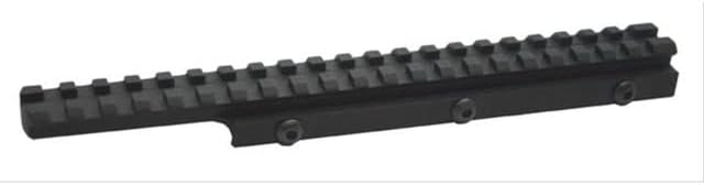 .308 Flat Top Rail Riser w/20 MOA, 9 in, Anodized Aluminum, Black, 03-072-10B