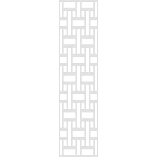 Image of 17 3 /8 inchW x 71 3 /8 inchH x 3 /8 inchT Denton Decorative Fretwork Wall Panels in Architectural Grade PVC