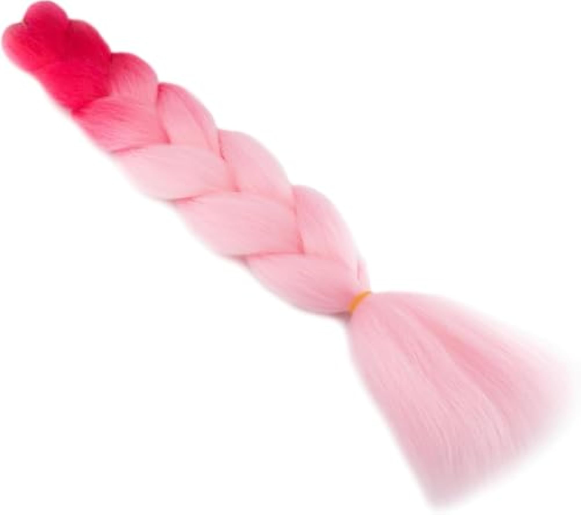 Ombre Jumbo Braiding Extensions 24 Inch Hot Pink