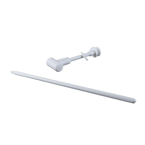 Orivin 30 Stück Windmühlenbaustäbe, Ersatz-Windradstäbe Für Gartenwindmühlen, Bastelbedarf Für Windmühlenprojekte, PVC-Stäbe