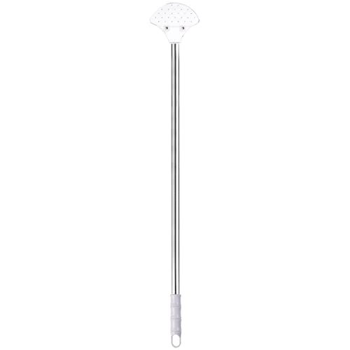 Support signe portable 32x5 pouces argenté avec mât d'affichage en métal