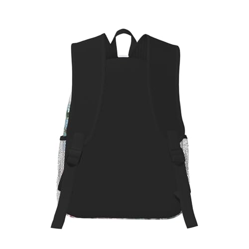 Sac à dos imperméable et décontracté avec imprimé Tour Eiffel de Paris - 2