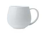 Maxwell & Williams Becher, Tasse Snug White Basics rund 450ml weiß Porzellan
