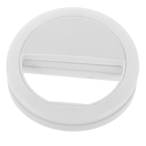 Luce Light Clip Per Telefono Led Rotonda Per Selfie e Videoconferenze Design Portatile e Compatibile Con Smartphone e Tablet Illuminazione Morbida e Non Irritante