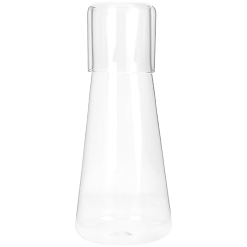 Jarra de Vidrio de 900ml con Tapa y Taza Homoyoyo Elegante 2