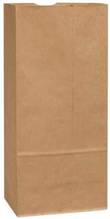 BUNZL AJM Packaging GB06NP5C Kraft Paper 6 lb. Grocery Bag - 500 / CS