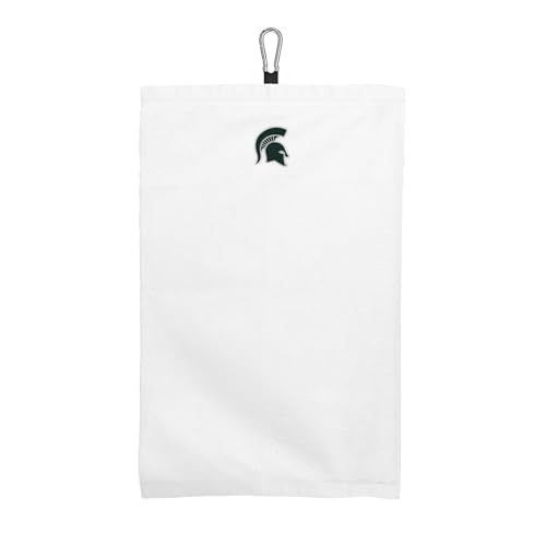 NORTHWEST Michigan State Spartans NCAA Team Logo Micro Fiber Tri-Fold Golf Towel 16 x 24 Inches