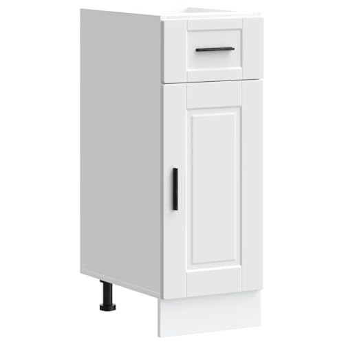 Armoire de cuisine Porto blanc bois d ingénierie