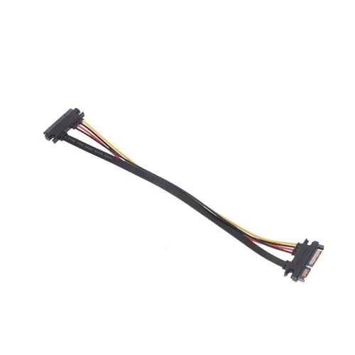 Cable Extensor SATA 22 Pin Macho a Hembra 30 cm Negro