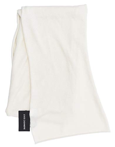 State Cashmere Classic Jersey Knit Solid Scarf 100% Pure Cashmere Extended Length 80