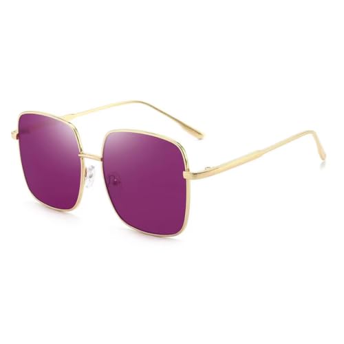 Lunettes de soleil femme mode rétro chic en alliage résistant avec protection anti-UV400