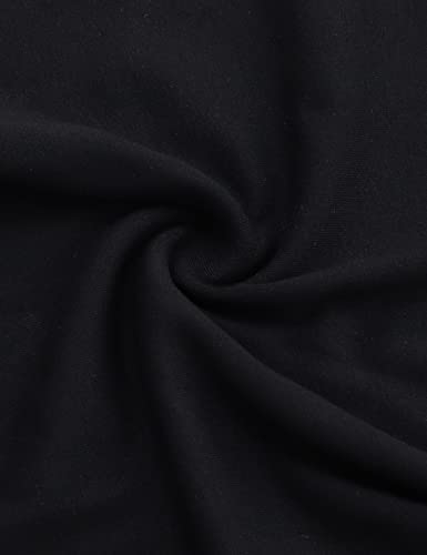 Image of Lotusmile Women's Long Sleeve Hooded Tunic Tops Button Swing Pullover Hoodie Sweatshirts