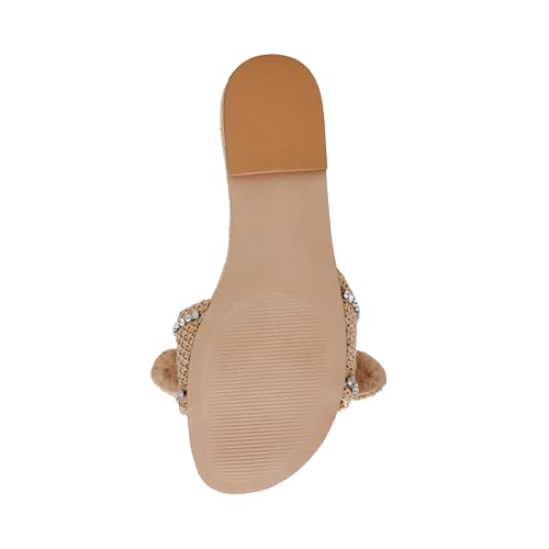 Steve Madden Women's Misha Sandal, Natural Multi, 8