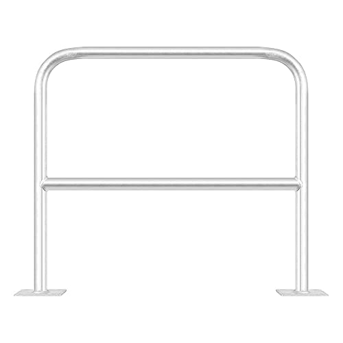 ROBUSTO Stahlbügel zum Abgrenzen und Anlehnen, mit Knieholm, 90 x 80 cm, zum Aufdübeln, aus Stahl, Art.-Nr. 608015 Cover