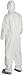 :DuPont Tyvek 400 TY122S Individually Packed Disposable Protective Coverall with Elastic Cuffs, Attached Hood and Boots, White, Large