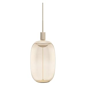 Osram Vintage Pendelleuchte, beige, individuelle Lichtszenarien, Edelstahl, ideal für Wohnräume, modernes Design, Vintage-Appeal, 2m Textilkabel, 100 mm Durchmesser, einfache Montage