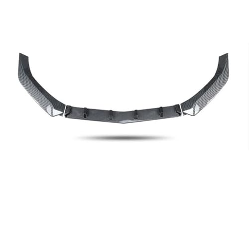 UOEMCRTB pour Mercedes pour Benz Classe E W212 Facelift AMG Line 2013-2015 Diffuseur Lèvre Pare-Chocs Avant Voiture Kit Protection Carrosserie Tuning(Carbon Printing)