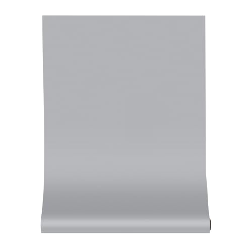 KIBOHOME 394''x23.6'' Light Gray Wallpaper Peel and Stick Contact Paper