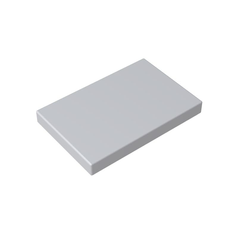 XYEIUGO GDS-1039 26603 Foundation Plate Tile 2x3, gray white, 50 PCS