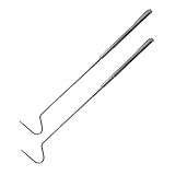 Toddmomy 2pcs Retractable Snake Premium Reptile Hooks for Safe Handling and Catching Snakes The Wild