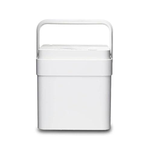 Midea Cube 50 Pint Dehumidifier for Basement and Rooms at Home for up to 4,500 Sq. Ft., Smart Control, Compatible with Alexa (White), Drain Hose Included, ENERGY STAR Most Efficient 2023