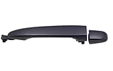 PT Auto Warehouse TO-3043P-R2 - Outside Exterior Outer Sliding Door Handle, Primed Black - Left = Right