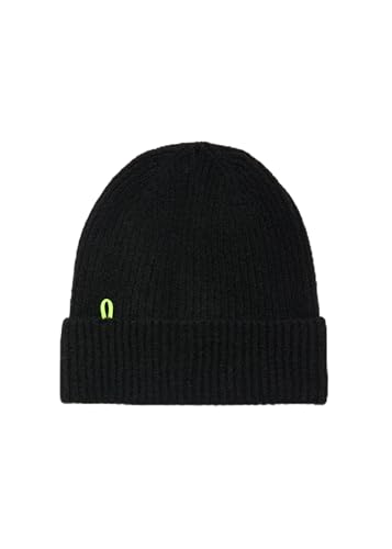 Bonnet kago noir homme Sae en maille confortable pour l'hiver