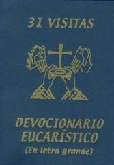 Paperback Devocionario Eucaristico - 31 Visitas Letra Grande Book