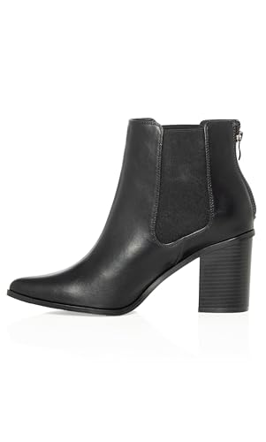 City Chic Women's Wide Fit Maddie Ankle Boot4